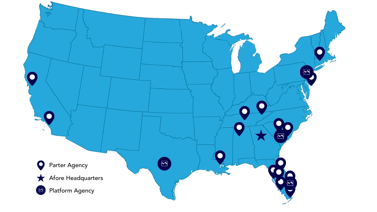afore locations map